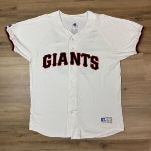 Vintage Russell Athletic Size XL San Francisco Giants Barry Bonds Jersey #25